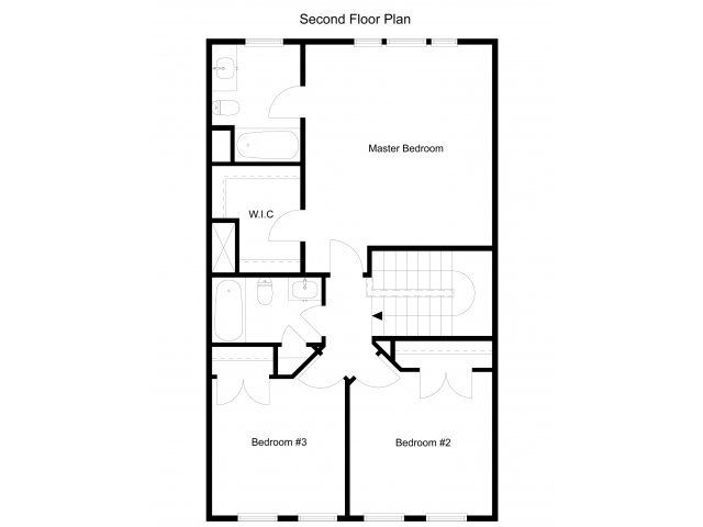 second floor plan