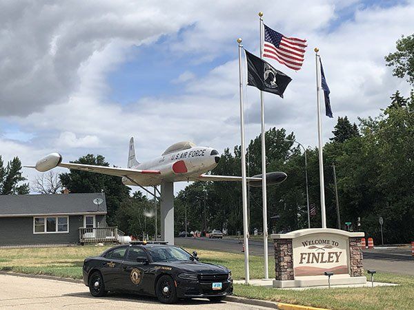 Black State Trooper Vehicle