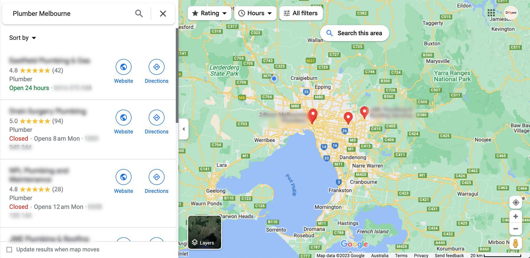 Google Map Pack - get seen on maps Google Map Pack