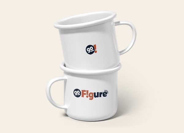 Mugs with GoFigure Digital branding
