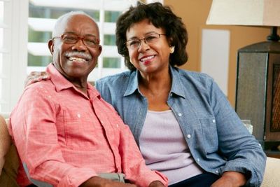 Happy Senior Couple Smiling -  Juanita E. Rhodes, DDS, PC in Washington, DC