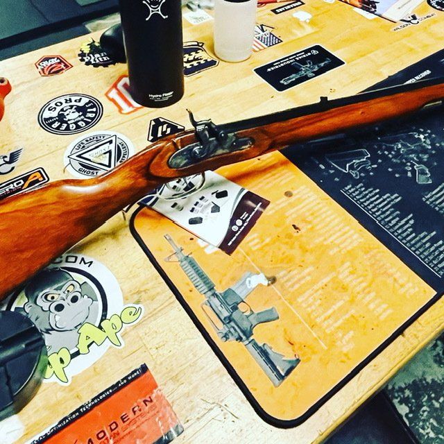 Lubricating the gun at home.