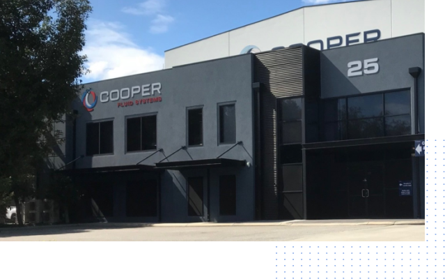 A large building with the number 25 on it