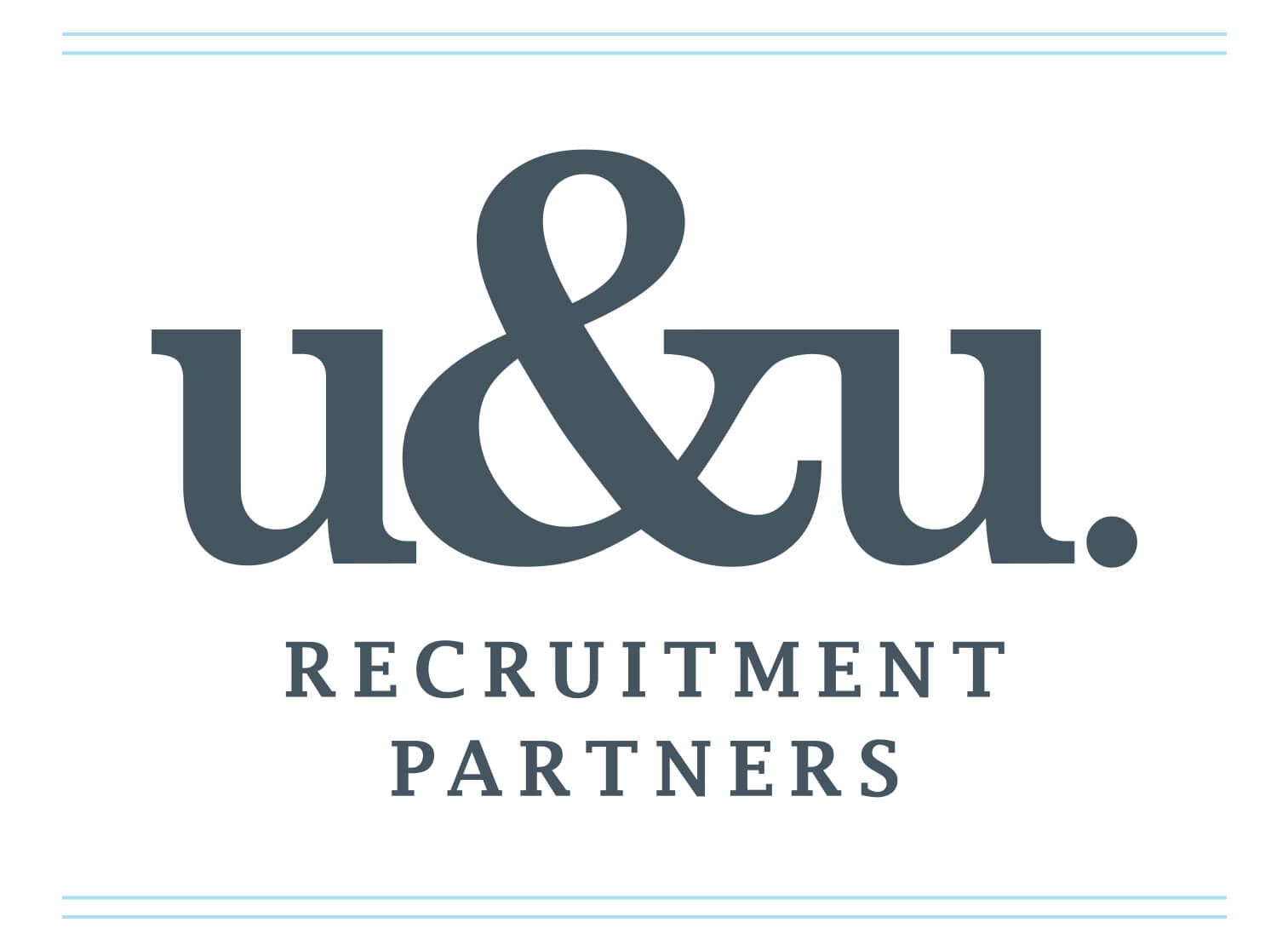 U & u recruitment partners logo on a white background