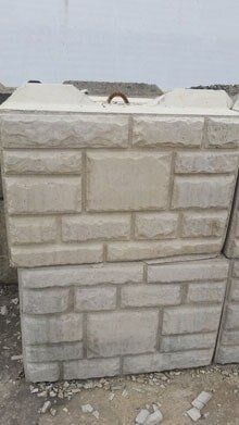 Ashler wall block