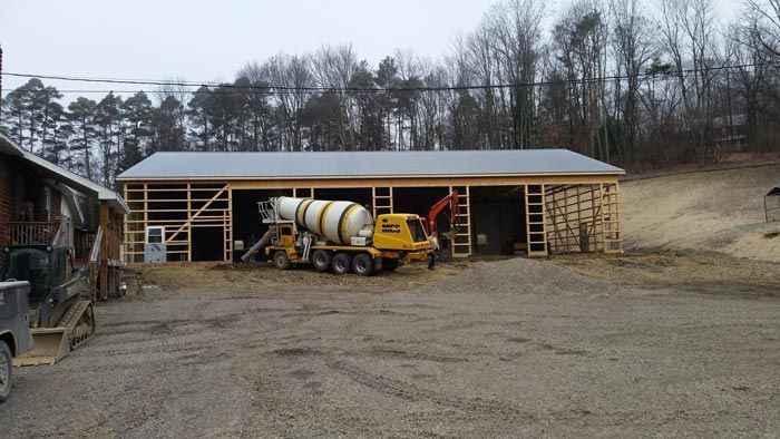 Concrete mixer truck