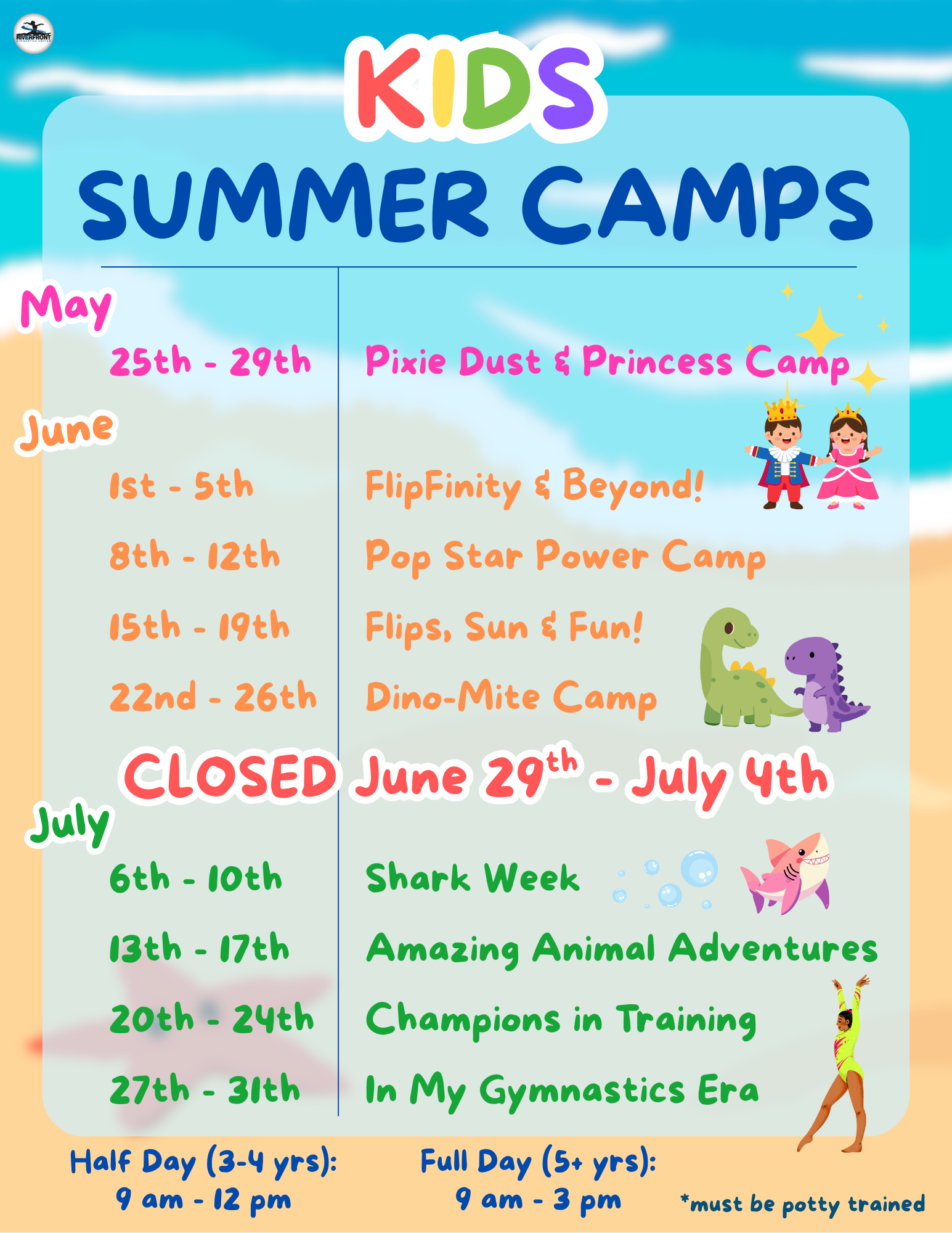 Summer Camp Schedule