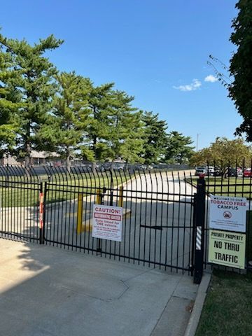 Commercial fencing in ozark mo | Black fence