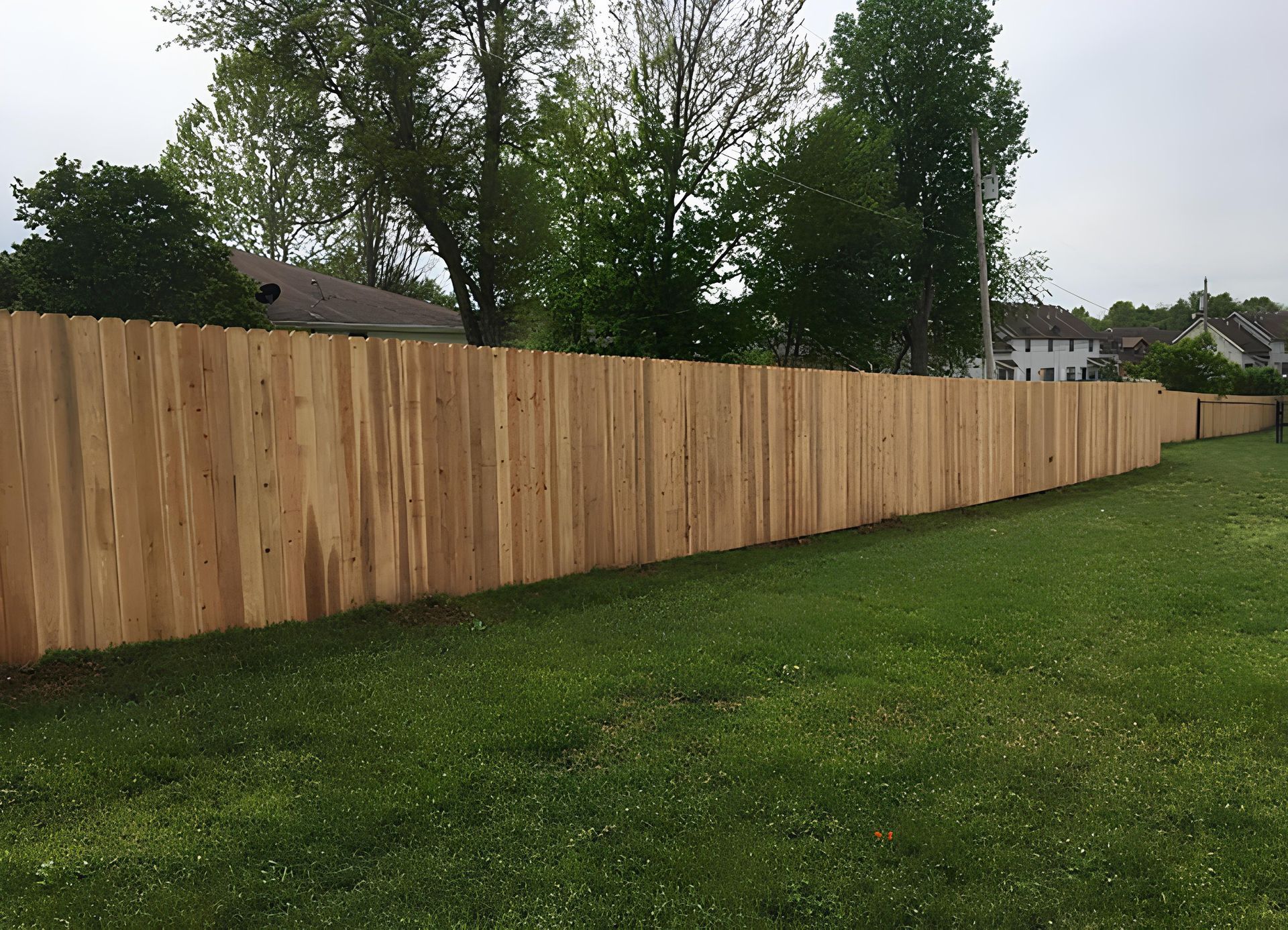 Residential Fence Carnahan White Fence Springfield MO