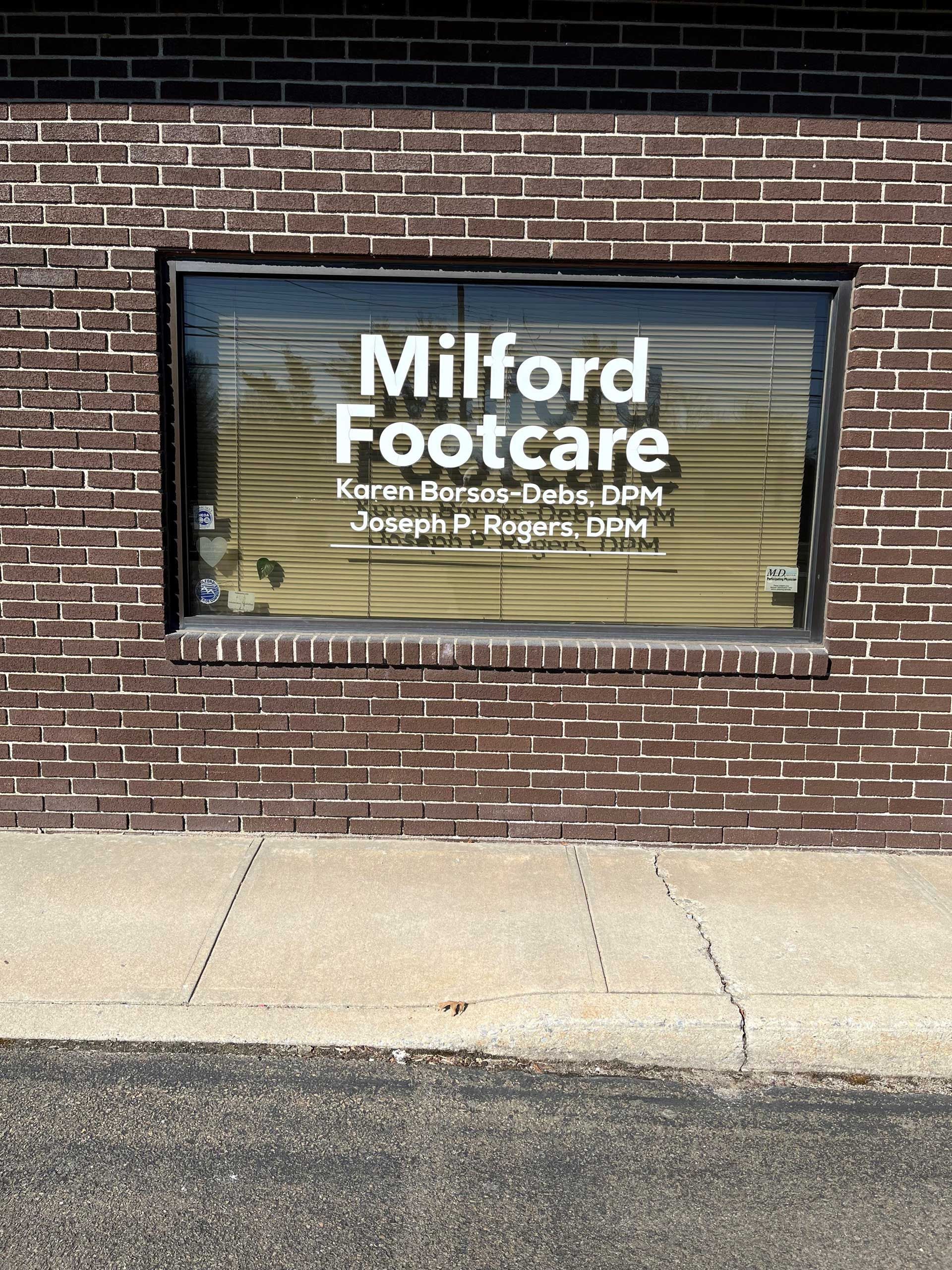 Millford Footcare LLC Signage | Milford, CT | Milford Footcare LLC