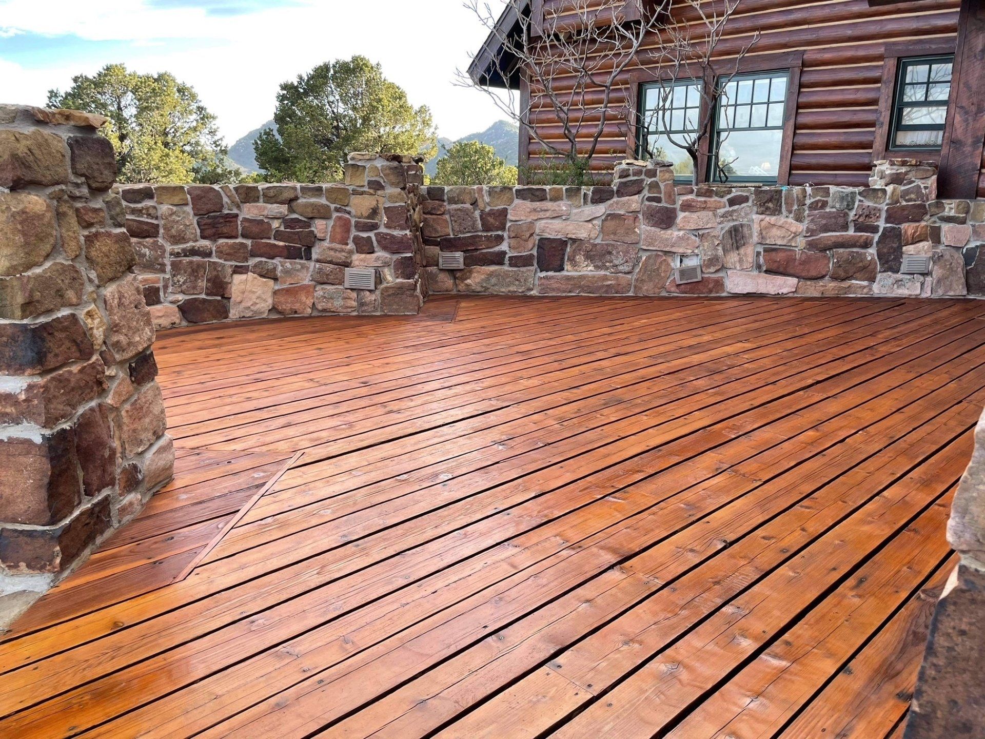 Front Range Painters Colorado Springs Residential Deck Refinishing Finish Stain