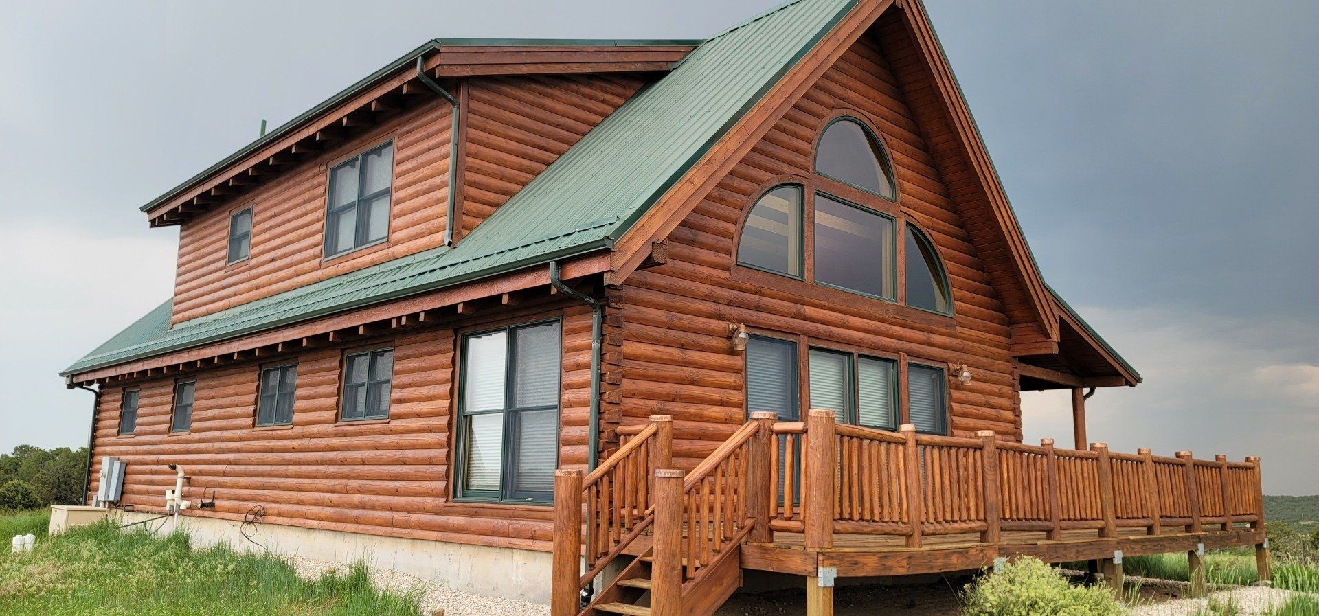 Front Range Painters Colorado Springs Residential Wood Refinishing Porch