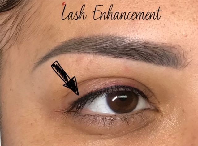 Eyeliner tattooing with subtle line at Restoration Ink in Albuquerque, NM.