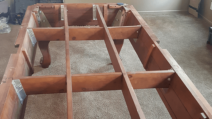pool table stand frame