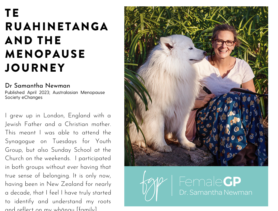Te Ruahinetanga and the Menopause Journey