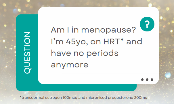 Does it matter if I know I'm in menopause or not?