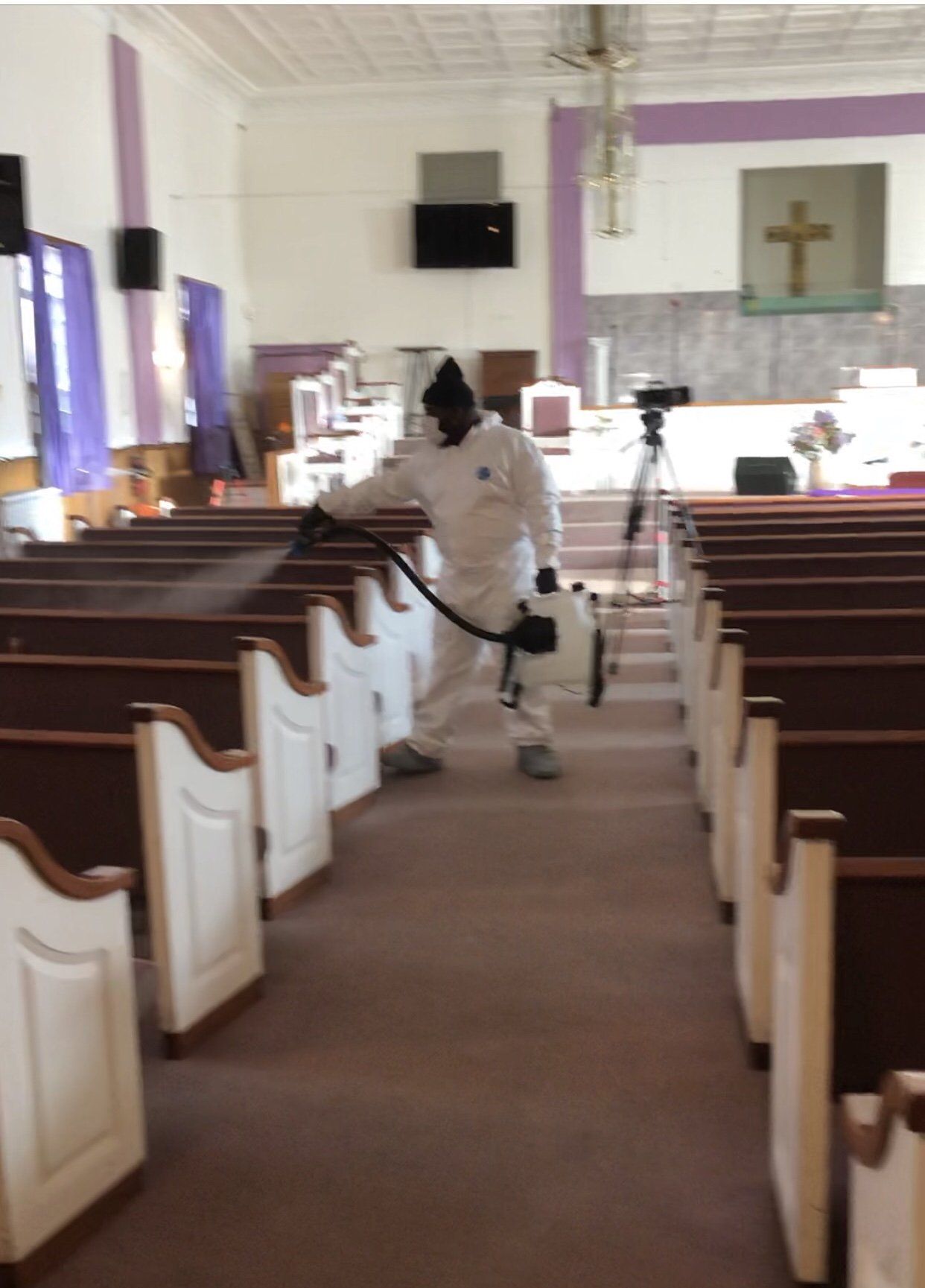 Sanitizing The Table — Gary, Indiana — Honor Cleaning Service