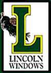 the logo for lincoln windows has a turkey on it .