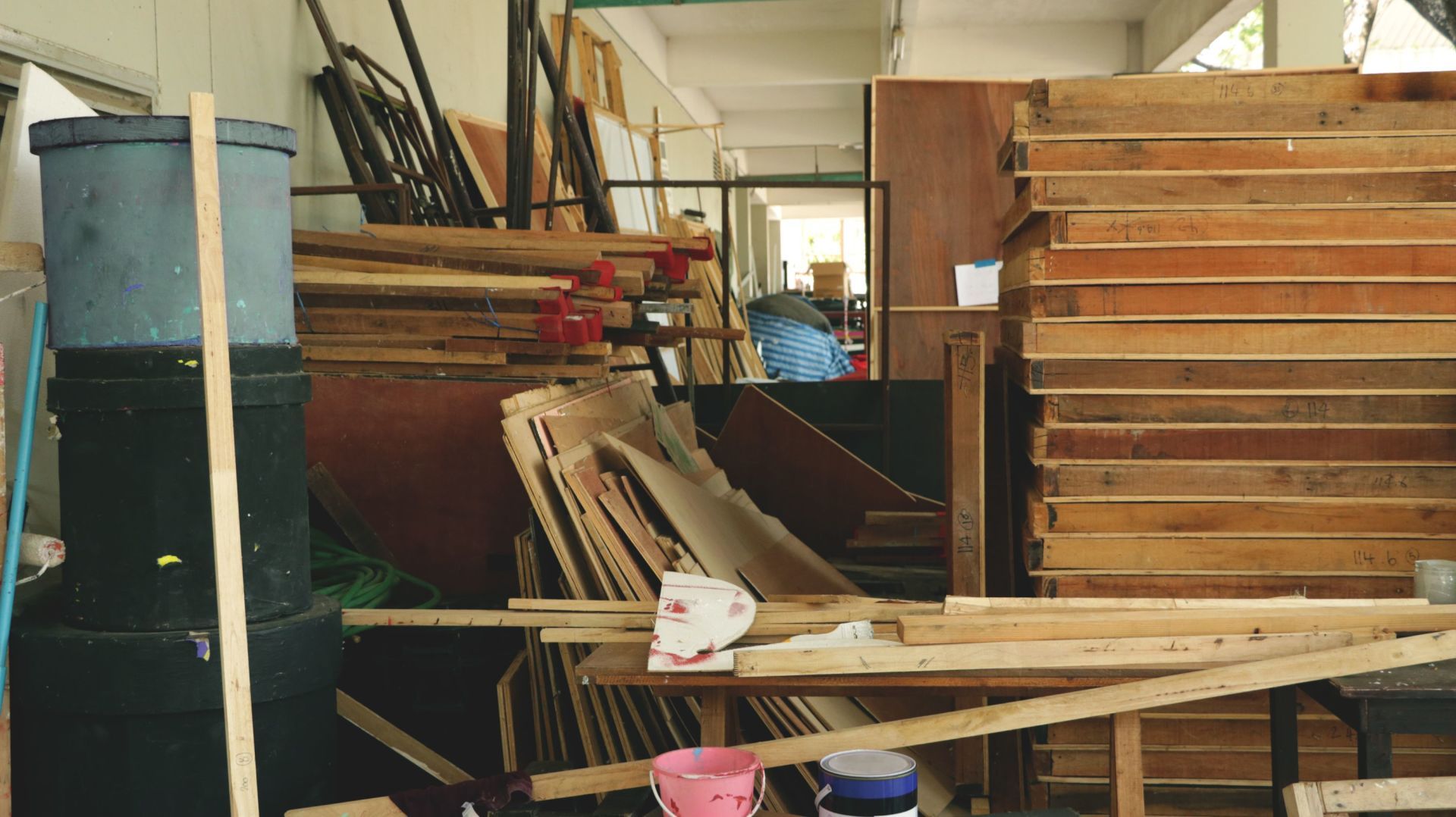 sgombero materiali di una cantina
