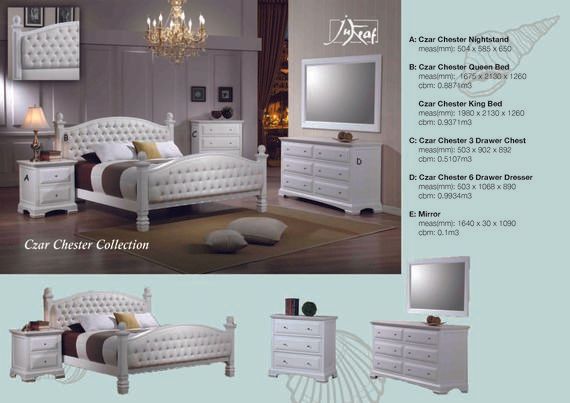 Jukraf Furniture Sdn. Bhd. | Solid Wood Furniture for Home Renovation Manufacturer Malaysia | Czar Chester Bedroom