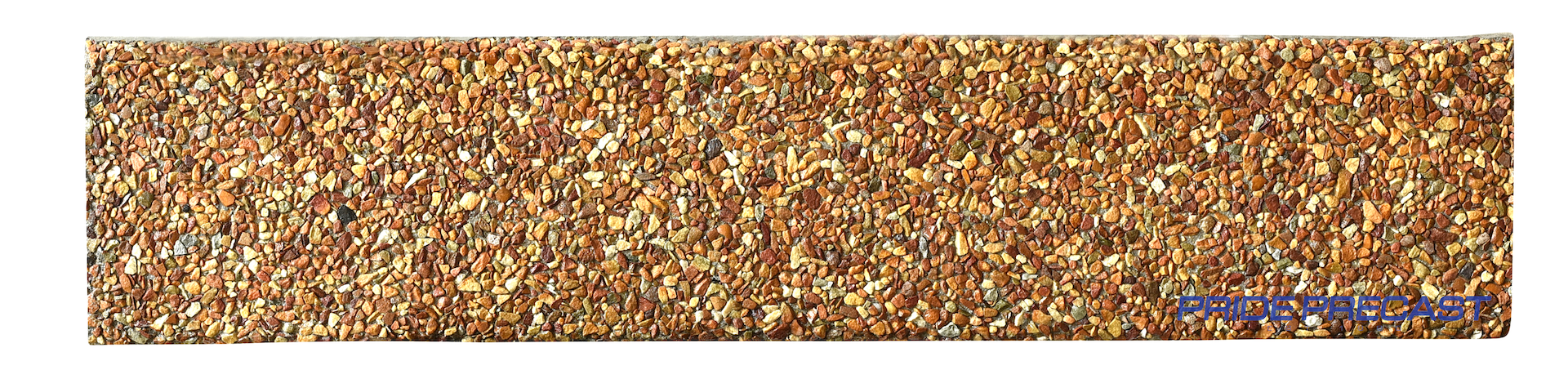 A close up of a piece of gold glitter on a white background.