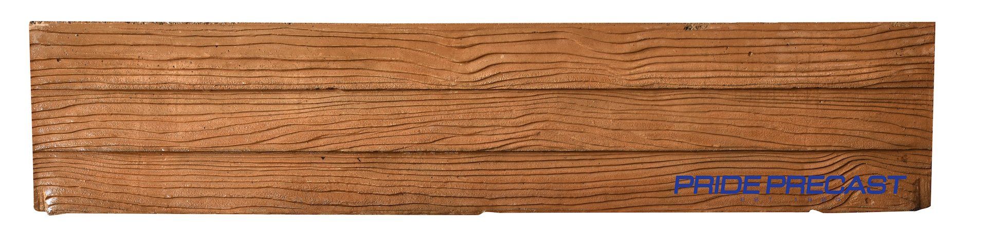 A close up of a piece of wood on a white background.