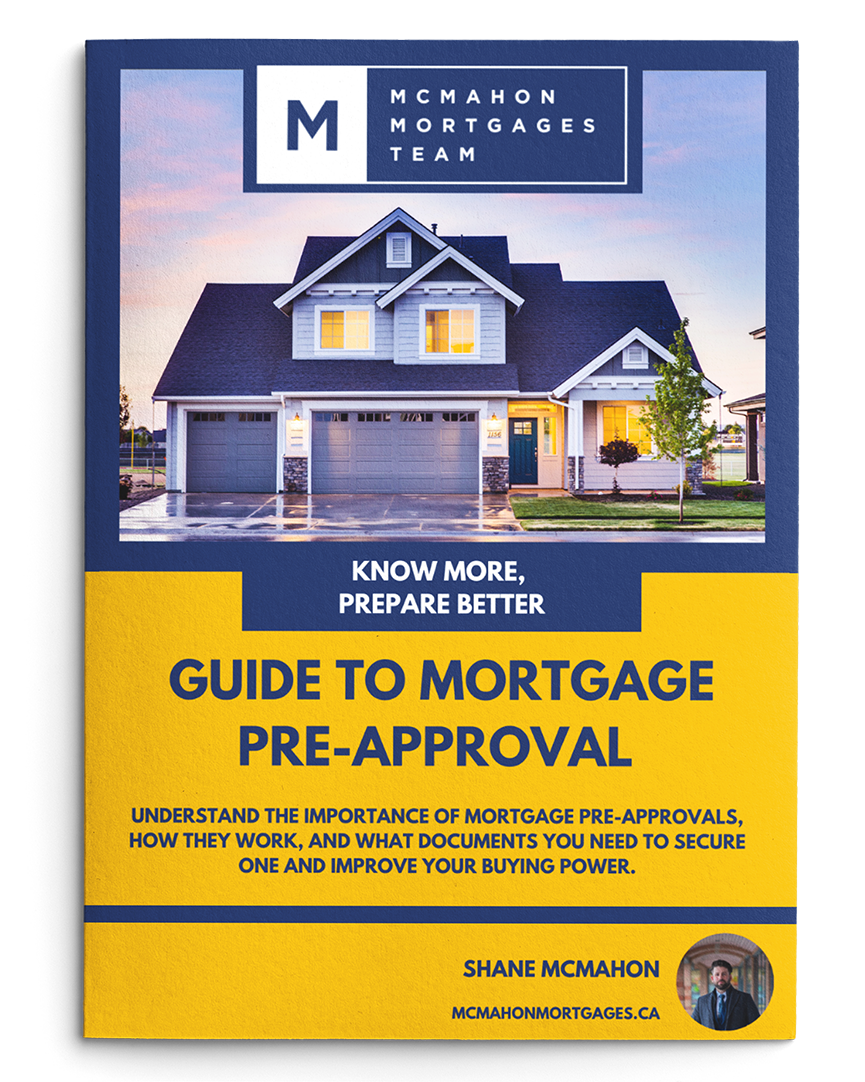 A book titled guide to mortgage pre-approval