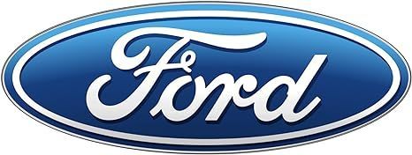 A blue and white ford logo on a white background. - junk removal