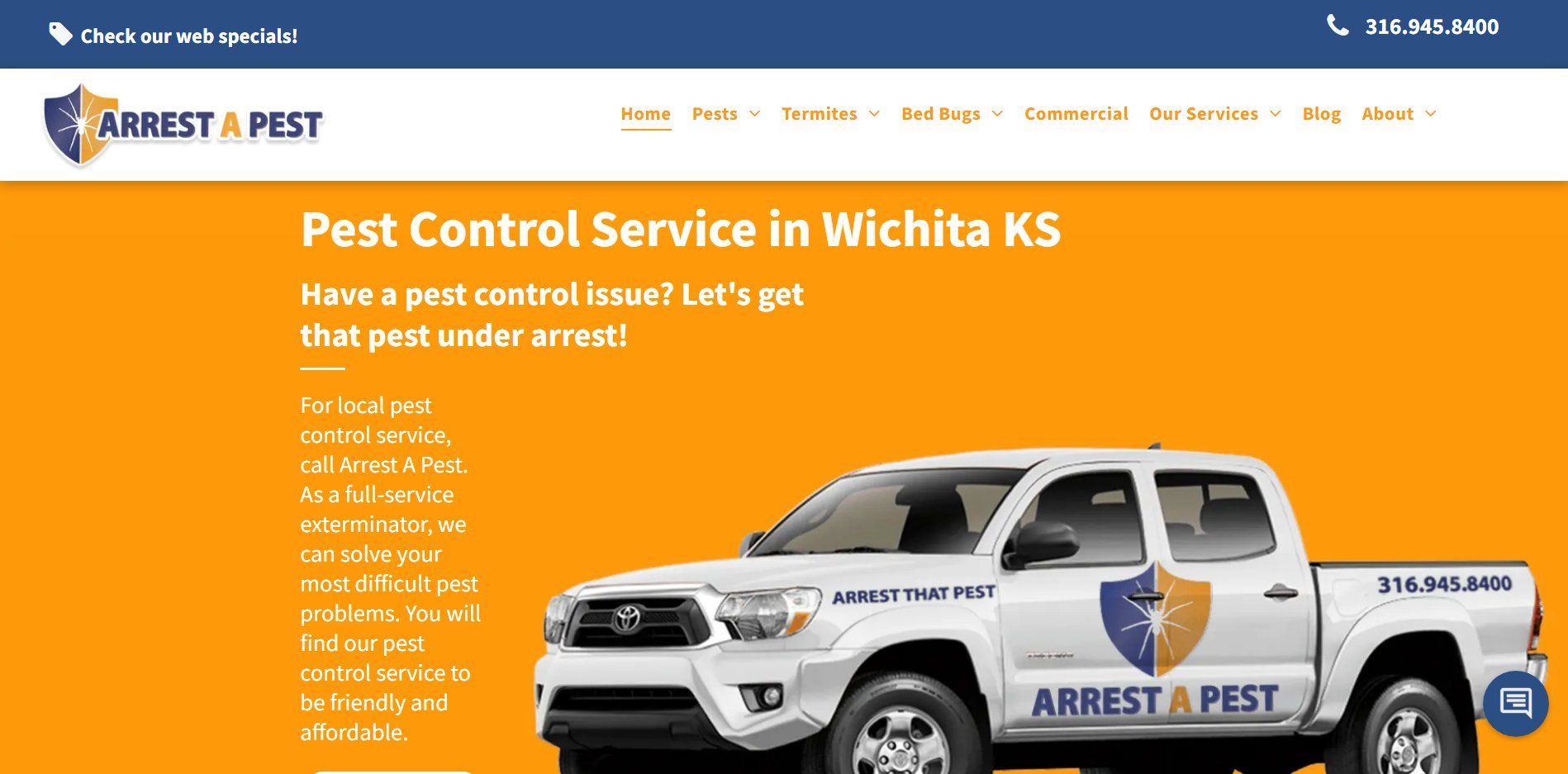 Arrest A Pest Wichita Website