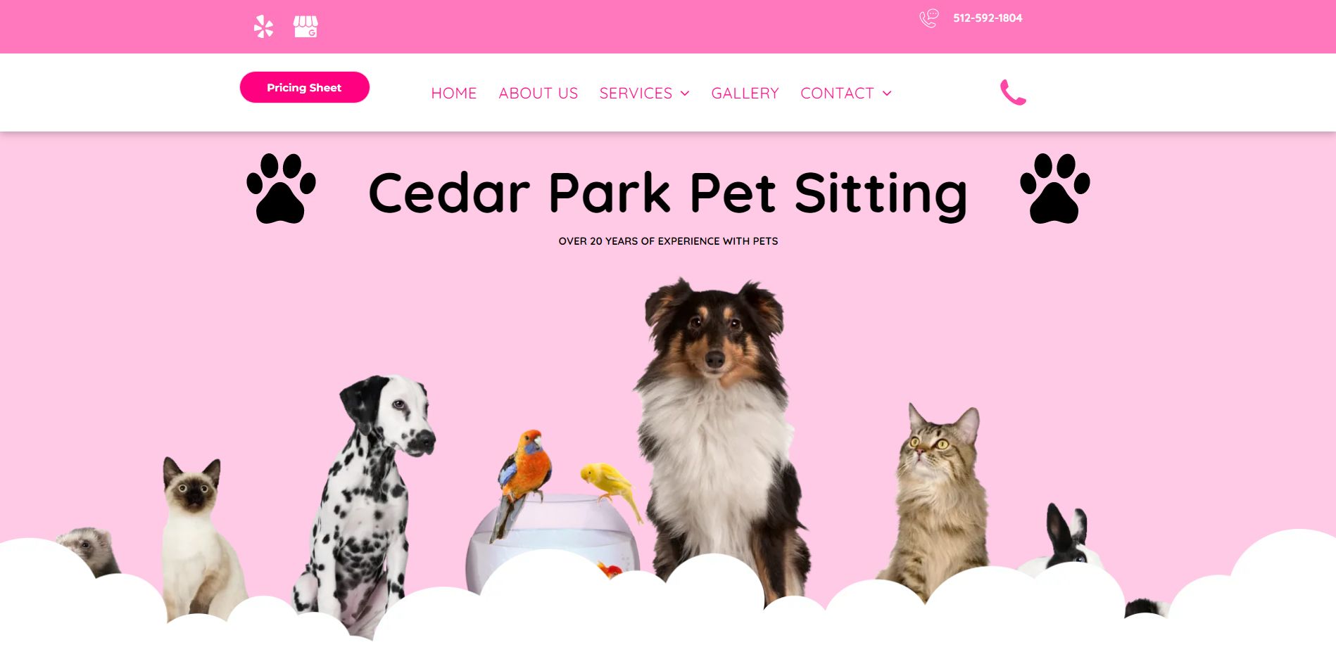Cedar Park Sitting Website