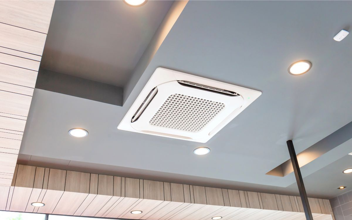 Discreet Ducted Air Conditioning System for Open Plan Offices and Modern Homes
