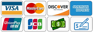 A collection of credit card logos including visa mastercard and american express