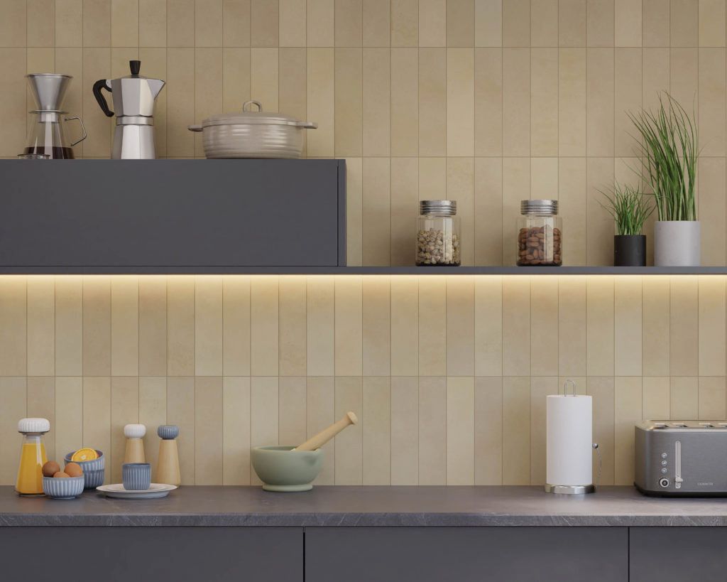 A Kitchen With A Toaster Oven, Pots And Pans On The Counter — Corrimal Ceramic Tiles Pty Ltd in Corrimal, NSW