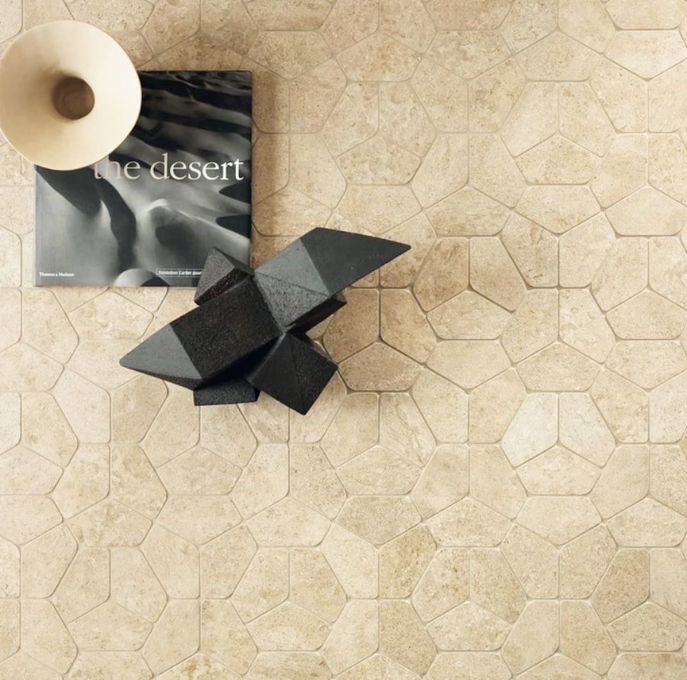 A Book Titled The Desert Sits On A Tiled Floor — Corrimal Ceramic Tiles Pty Ltd in Nowra, NSW