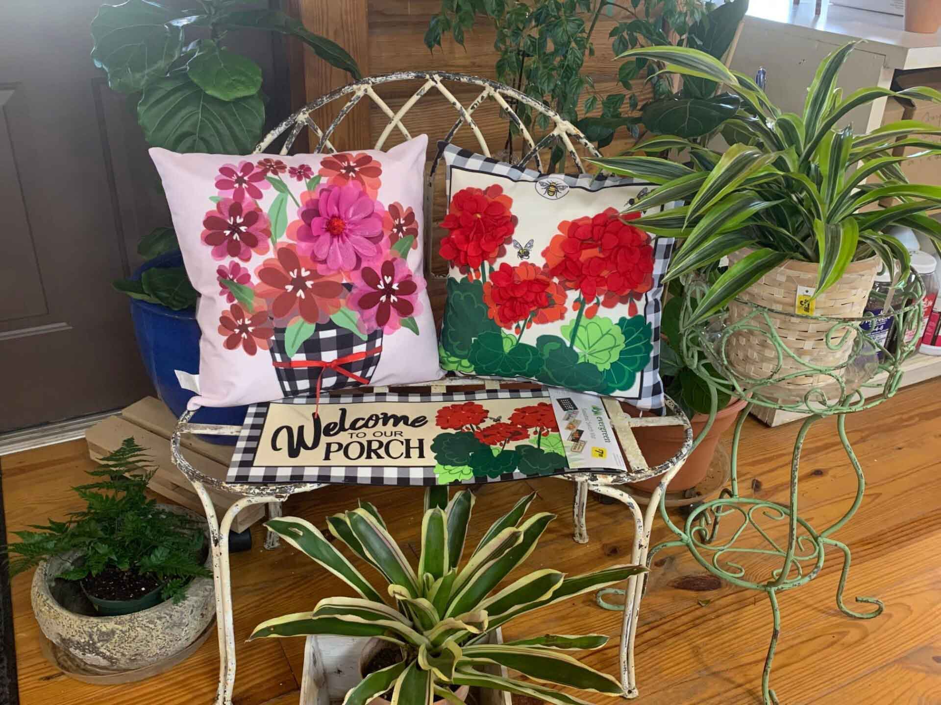 Chair with Pillows — Shreveport, LA — Lex Plant Farm
