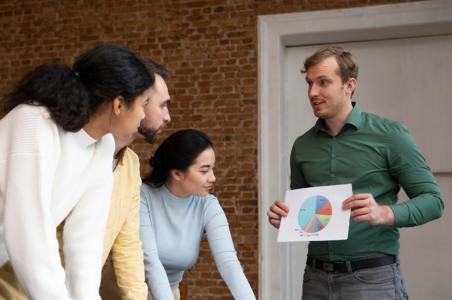 property managers brainstorming together