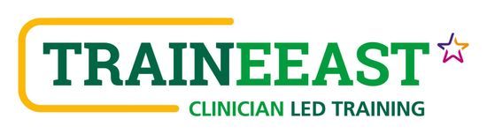 A logo for traineeast clinician led training