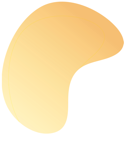 A yellow circle with a white border on a white background.