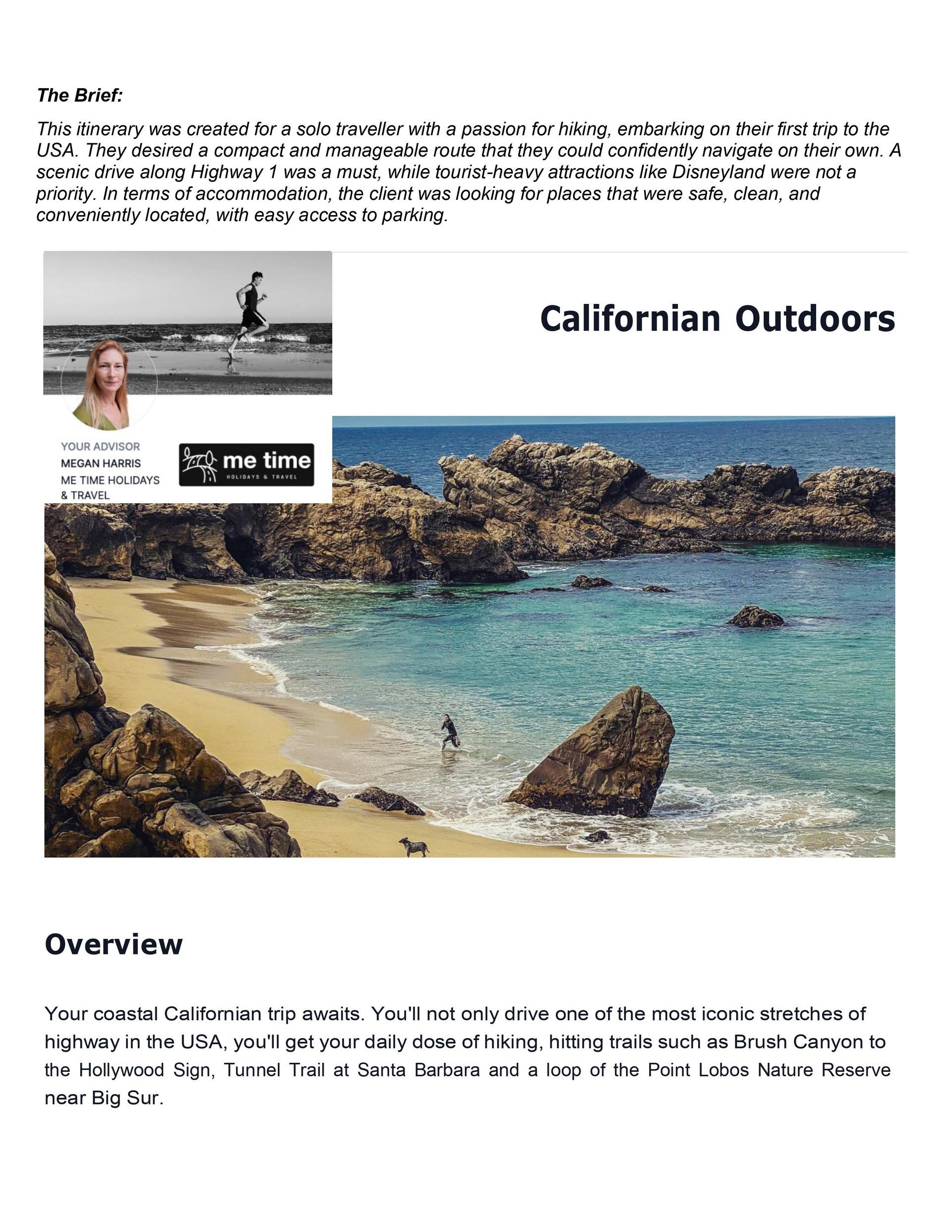 This is a sample of what I provide to clients who use my Research and Planning Service. 