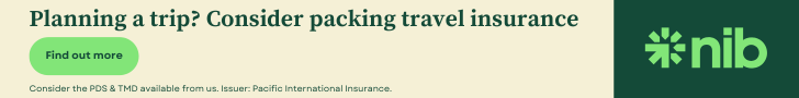 Get a quote on nib Travel Insurance by clicking here