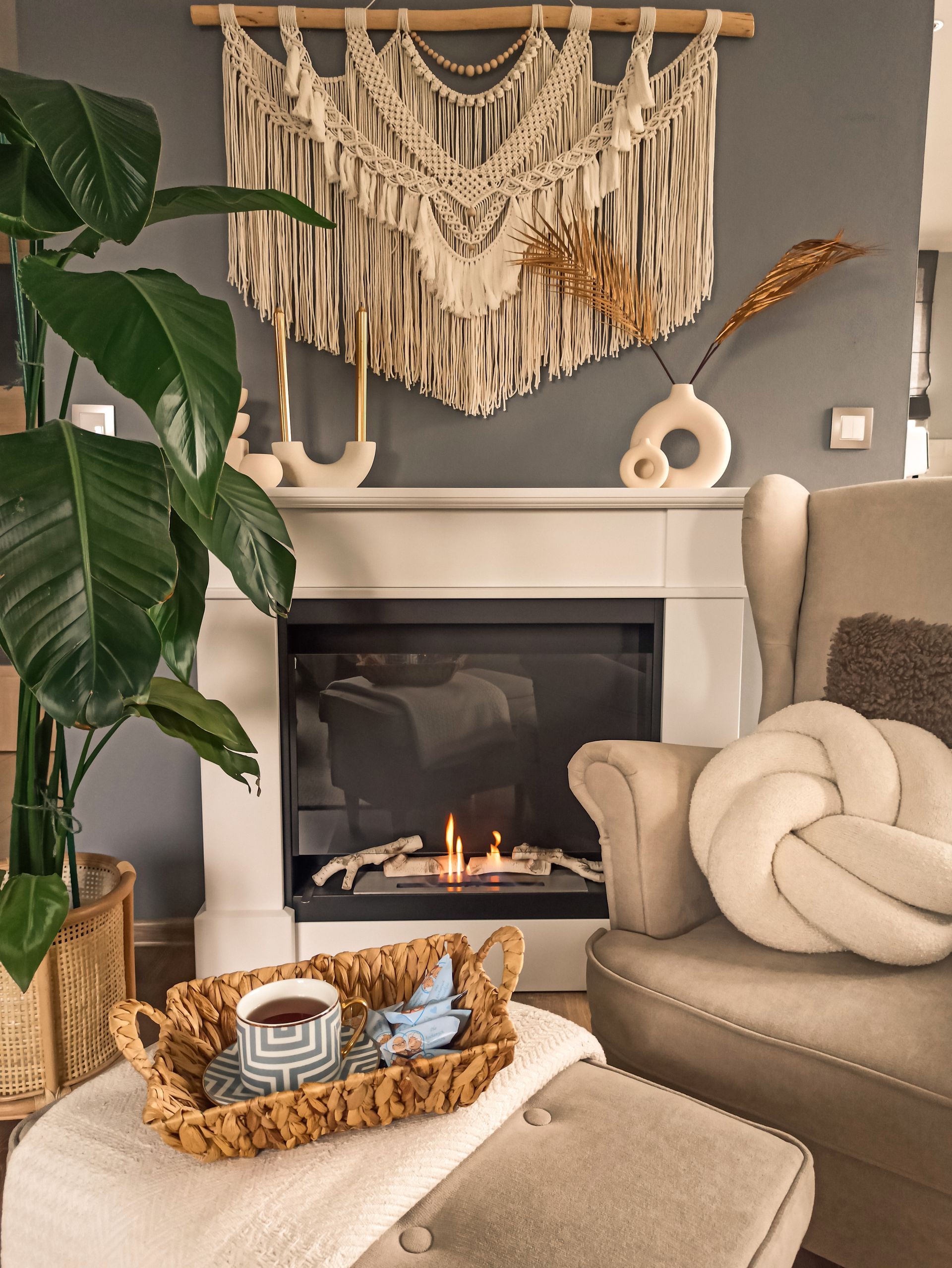 Bio-ethanol schouwhaard “Koloseum Pula” met glasscherm