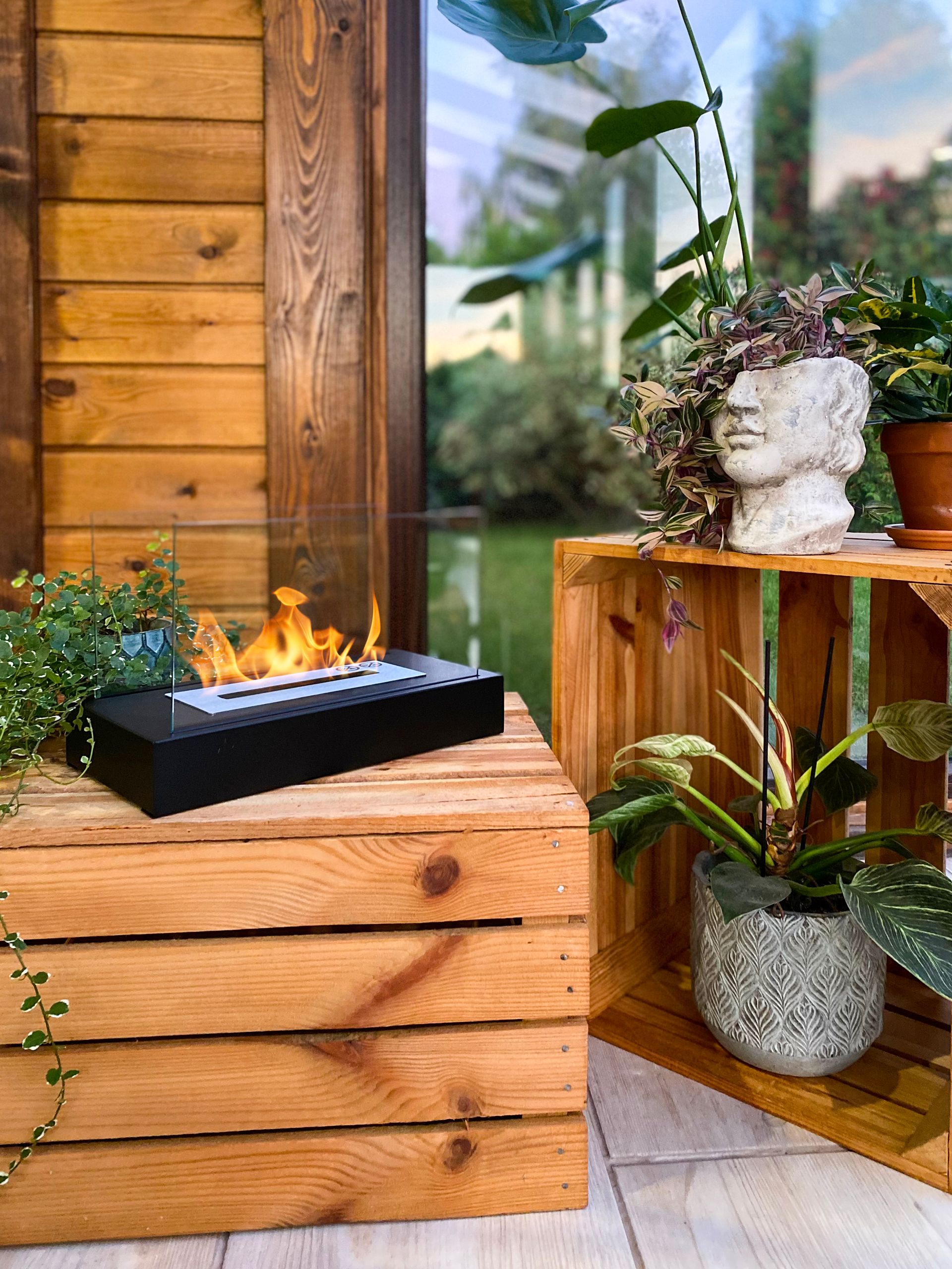 Vrijstaande bio-ethanolhaard “Glow”