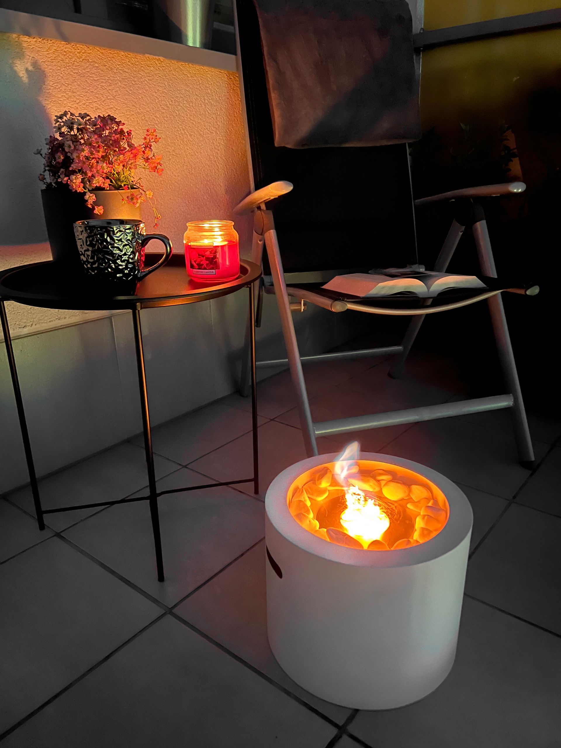 Vrijstaande bio-ethanolhaard “Moon Mini”