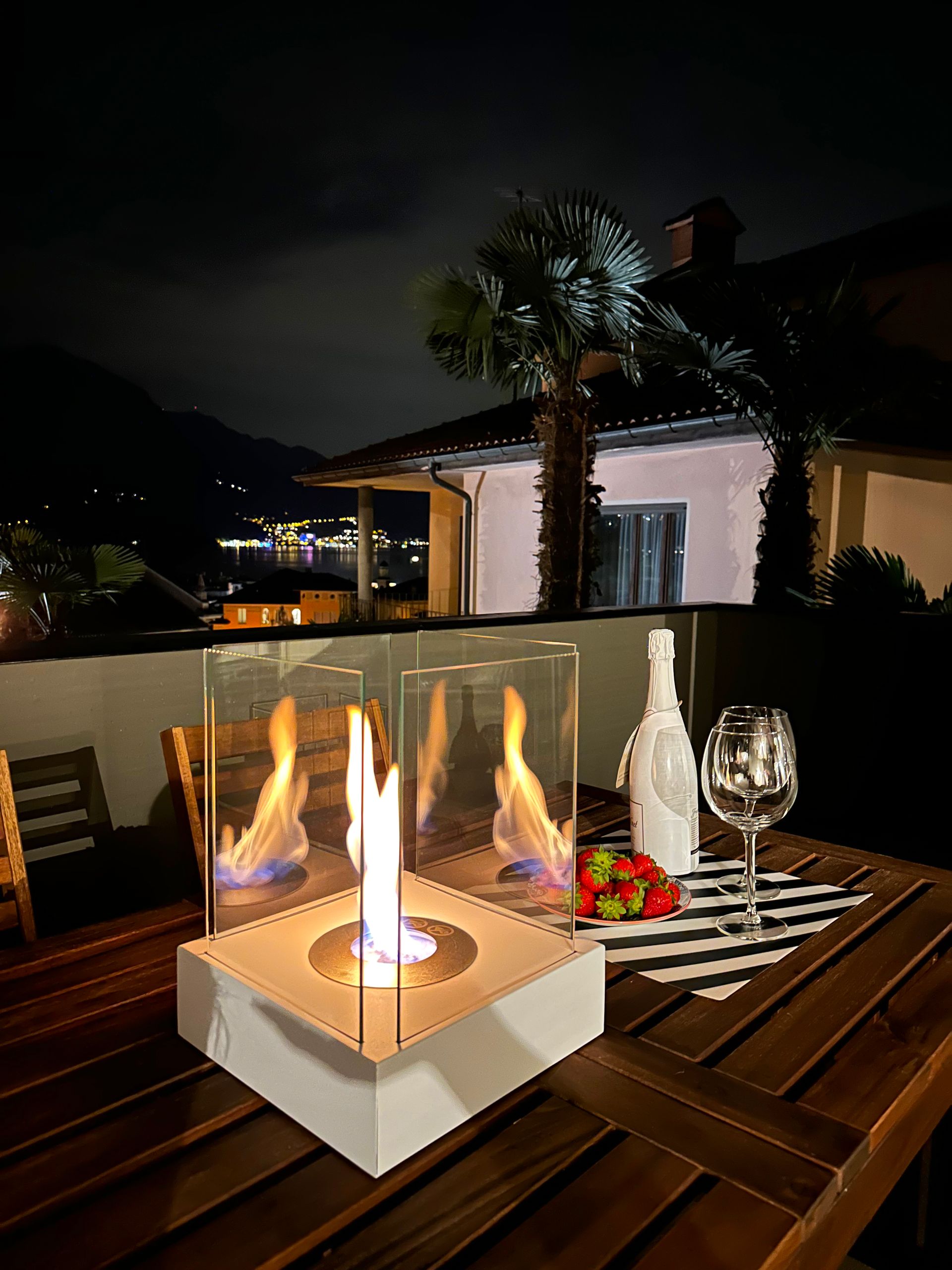 Vrijstaande bio-ethanolhaard “Sunset Garden mini”