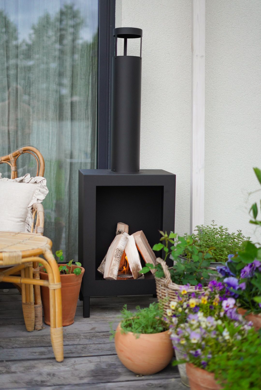 Keramische houtblokken (groot)