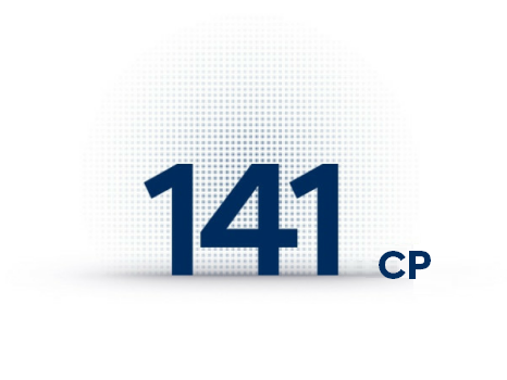 The number 141 is written in blue on a white background. hyundai kona hybrid