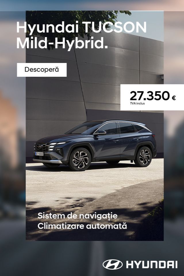 A gray hyundai tucson is shown on a white background.
