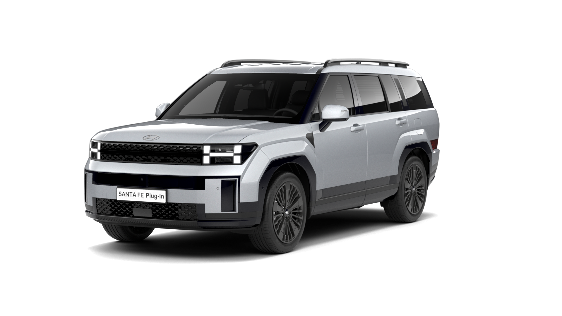 A silver Santa Fe  is shown on a white background. 