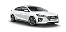 A white car is shown on a white background.