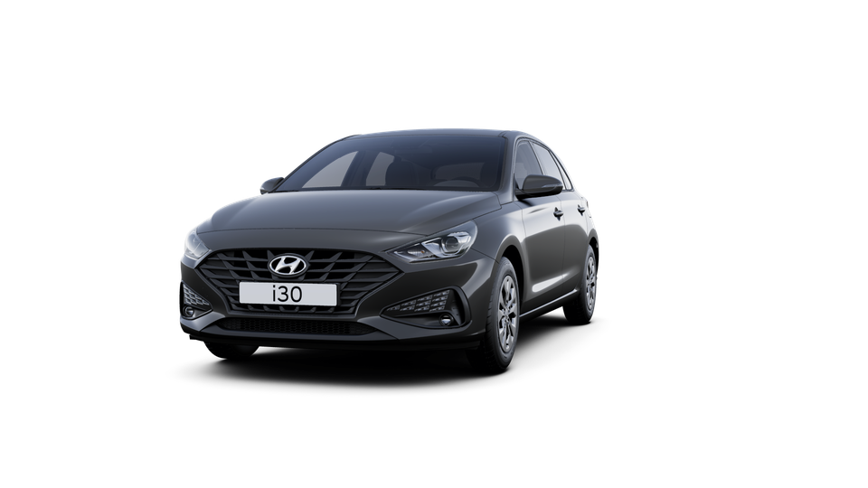A hyundai i30 is shown on a white background.